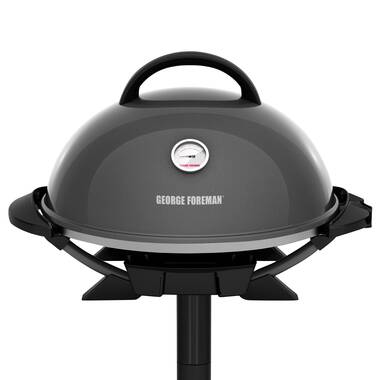 George Foreman Indoor Outdoor Electric Grill 15 Serving Black